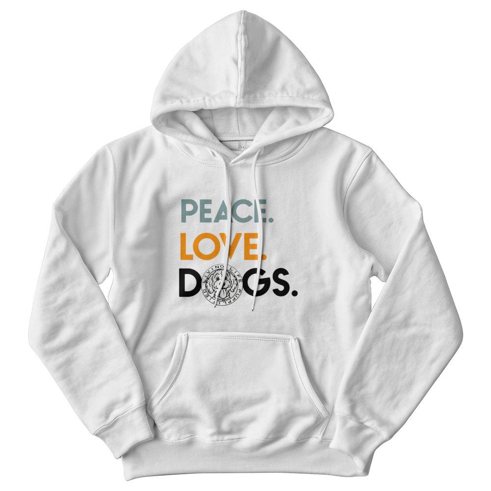 Peace. Love. Dogs. Hoodie G&O